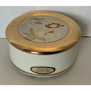 Original Chokin Art Collection 24KT Gold “Hummingbird” Trinket Box